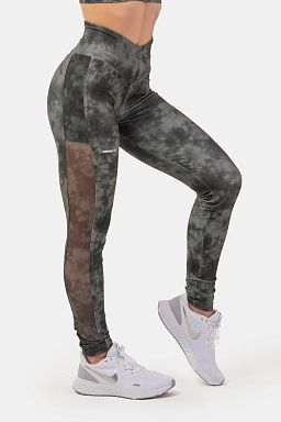 ECO Camo Green Mesh Leggings "Breathe"