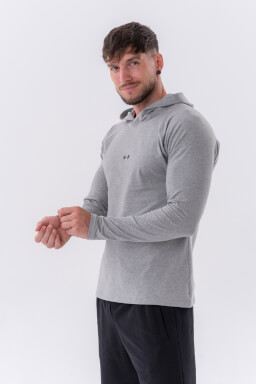 Long-sleeve T-shirt with a hoodie